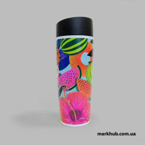 Передача яскравих кольорів моделі CMYK на термопляшках та пластикових пляшках для води