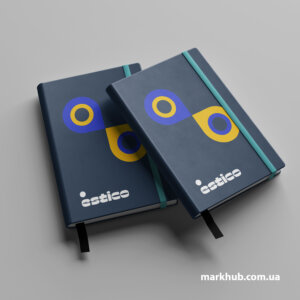 Вишукані щоденники для компанії Estico з нанесеним персоналізованим друком